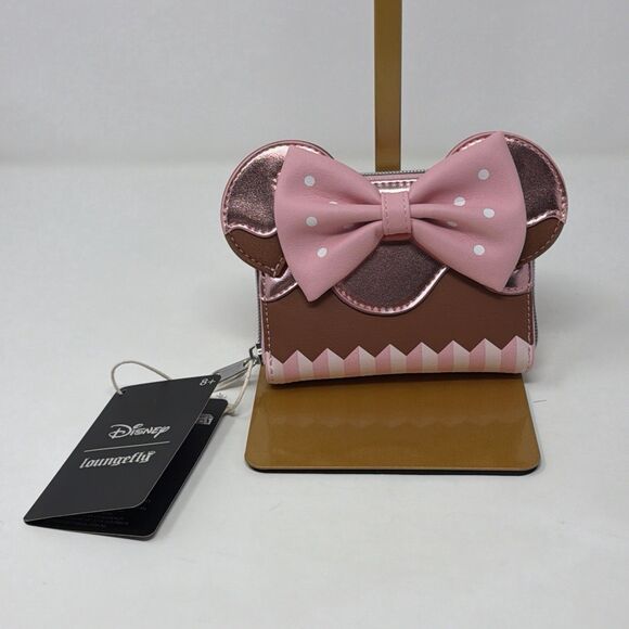 Disney Loungefly Minnie Mouse Cupcake Mini Backpack Wallet 2 Piece Set main image 16